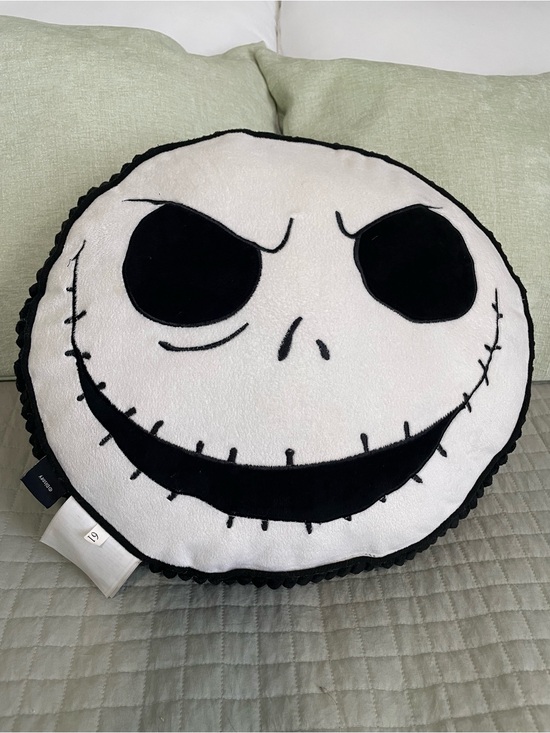 Disney Other - Disney Tim Burton's The Nightmare Before Christmas Jack Skellington Head Pillow